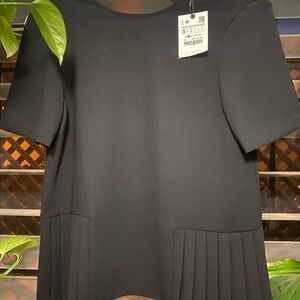 Zara Black Short Sleeve Top